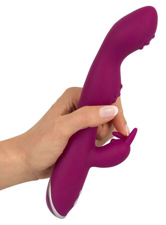 Фиолетовый вибратор A & G-Spot Rabbit Vibrator для стимуляции зон G и A - 23,6 см.